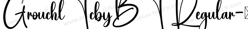 GrouchlTcbyBT Regular字体转换